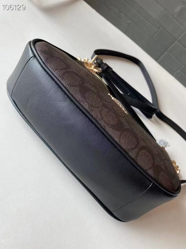 COACH Teri Shoulder Bag In Signature Gold/Walnut/Black, Only unpacked, not used gallery