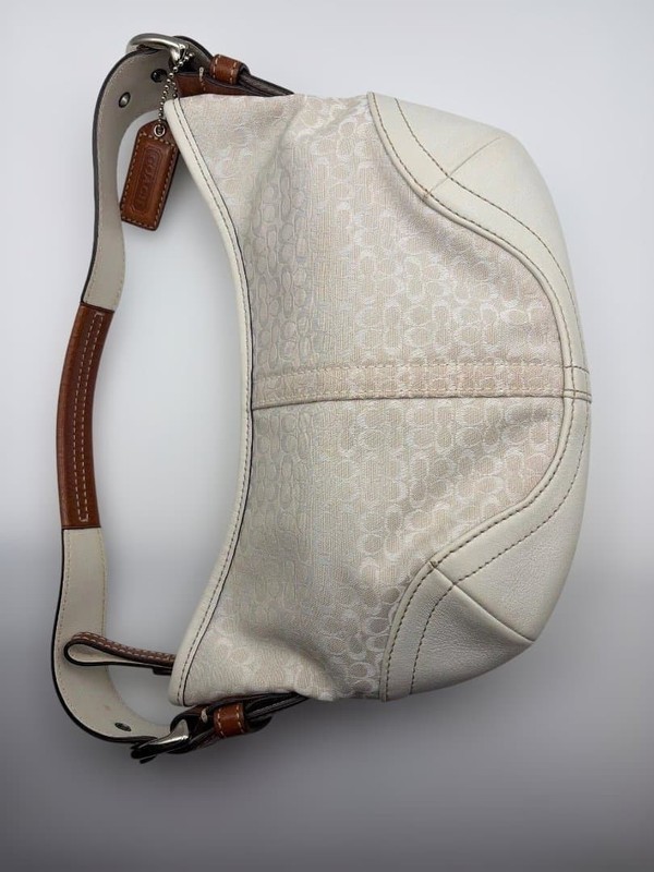 COACH Mini Signature Hobo Shoulder Bag 16cm x 26.5cm, Damaged Notes gallery