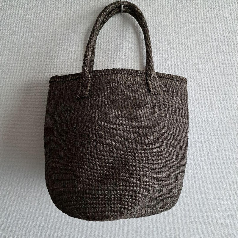 Margaret Howell Sisal Natural Fibre Woven Tote Bag in Brown USED Good Condition