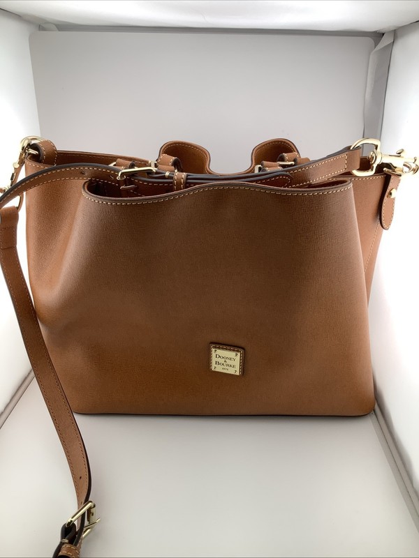 Dooney & Bourke Brenna Satchel Tan Purse Brand New