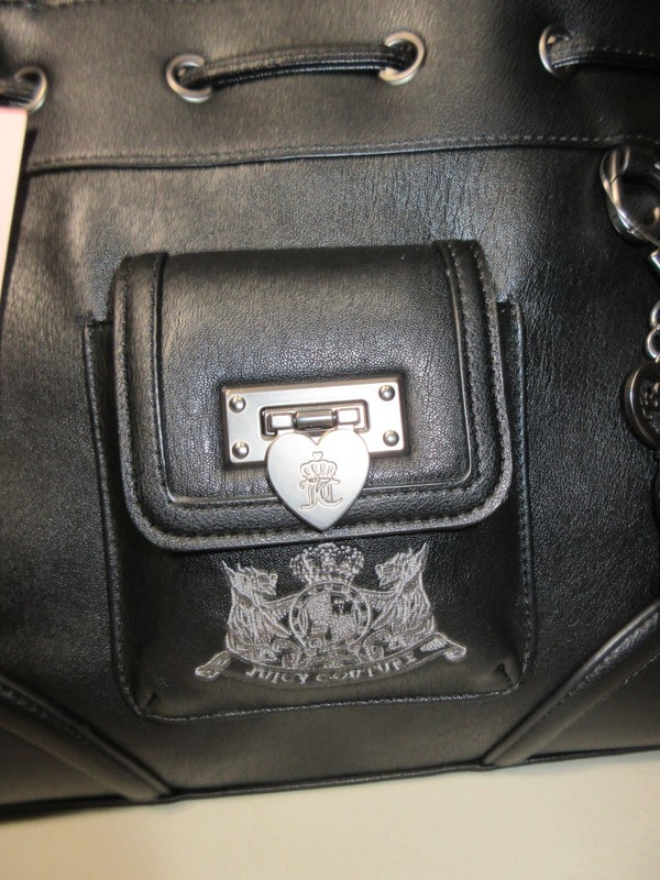 JUICY COUTURE SCOTTIES ROYAL DAYDREAMER TOTE BAG LIQUORICE and GUNMETAL gallery