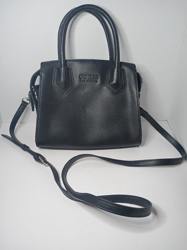 Guess Los Angeles Black Purse Satchel Bag Strap