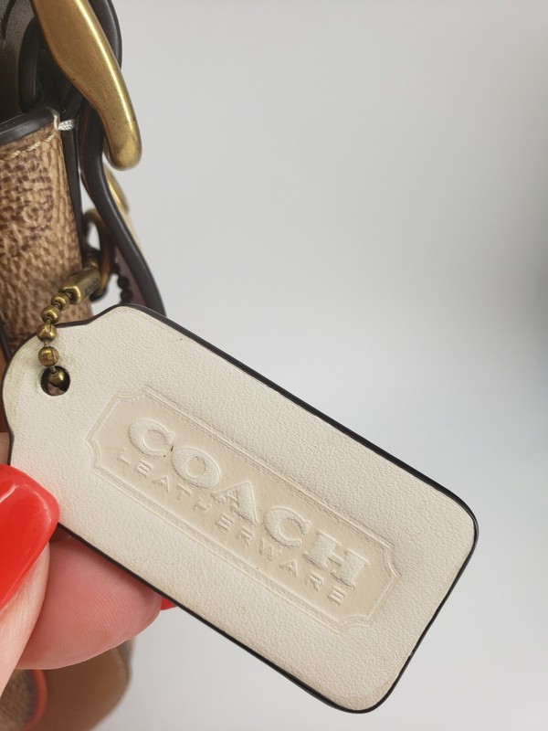 Coach Rambler Crossbody in Signature Canvas Brass/Tan/Orange gallery