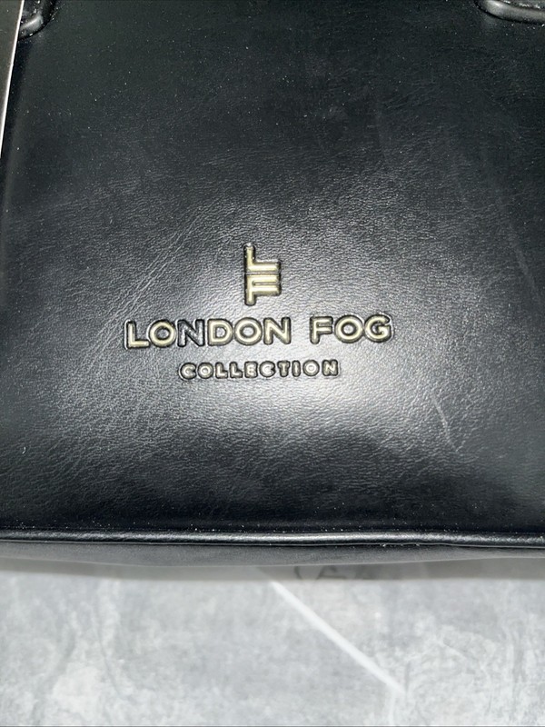 London Fog Black Bowling Bag Crossbody Strap Included See Photos gallery