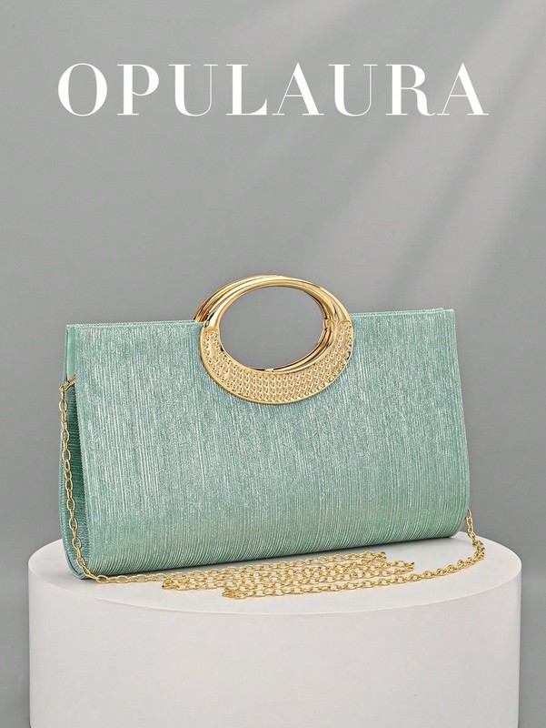 Opulaura Women’S Fashion Sparkling Crystal Rhinestone Evening Clutch Bag,