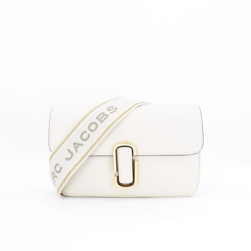 Marc Jacobs Women’s The J Marc Classic Crossbody Shoulder Bag White OS