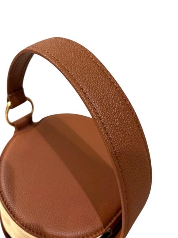 Grade Rare POLENE Polène YKE Leather Basket Bag Worn by Hiroe Igata gallery