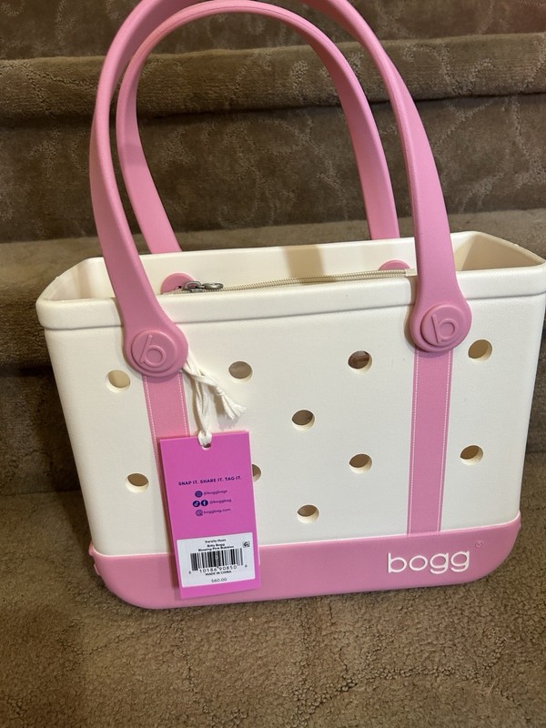 NWT BUBBLEGUM VARSITY BITTY BOGG BAG