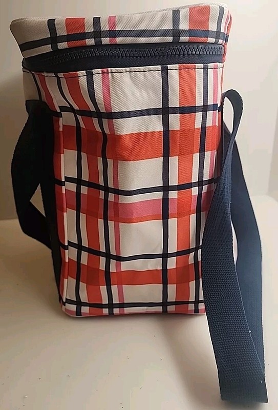 Kate Spade Spring Plaid Picnic Cooler Bag gallery