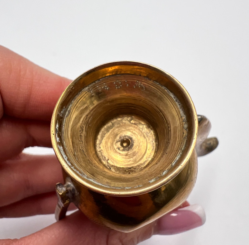 Handmade Indian Teapot Antique Brass Kitchen Tools golden masterpiece gallery