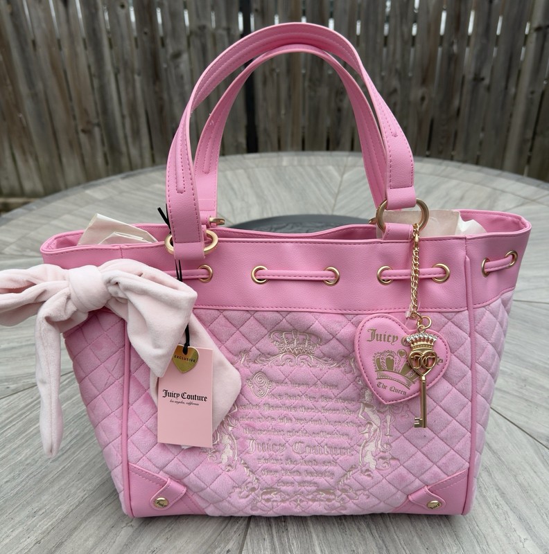 Juicy Couture Juicy Tale Daydreamer Tote In Cherry Blossom NWT Viral Limited