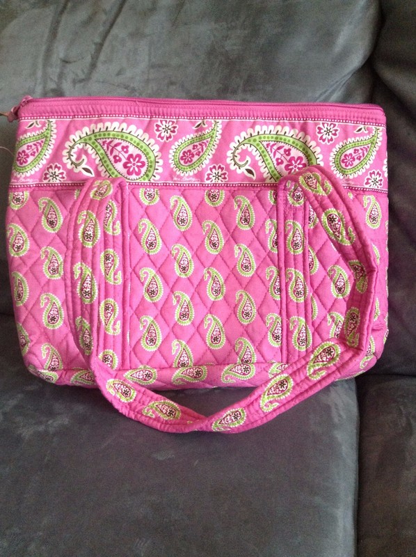 VERA BRADLEY BERMUDA PINK BETSY HANDBAG PURSE - BRAND NEW WITH TAGS gallery