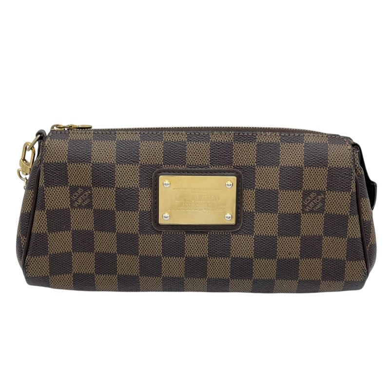 LOUIS VUITTON Eva N55213 Brown Damier Ebene Shoulder Bag #1974 gallery