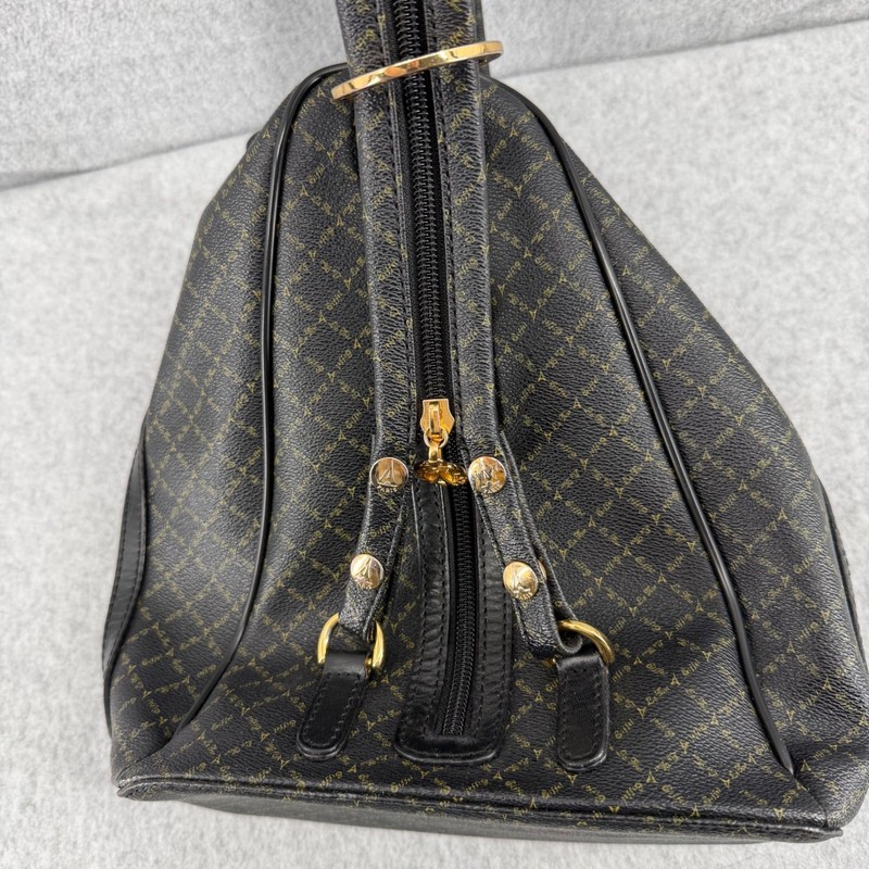 La Tour Eiffel 1887 Monogram Backpack Black Gold Convertible Sling Bag Vintage gallery