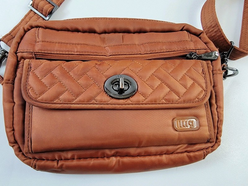 Lug Switch Copper Brown RFID Convertible Wallet Crossbody Belt Bag gallery
