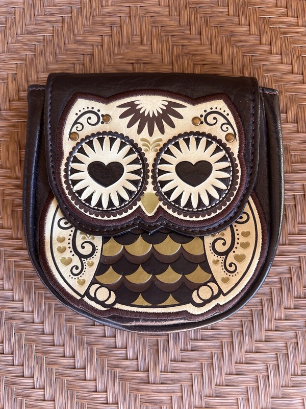 LOUNGEFLY OWL PURSE POUCH 5”x5”