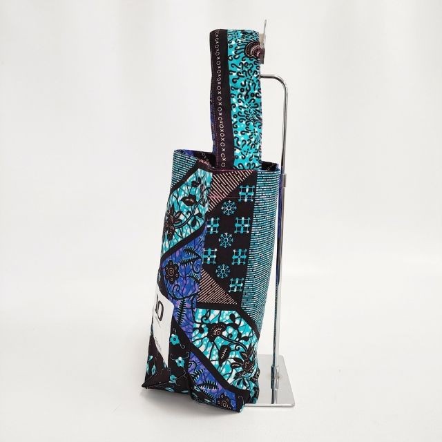 CLOUDY Kitenge Tube Bag Tote Bag blue black purple 6-0225G∞ gallery