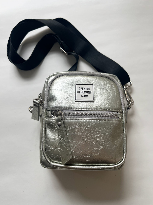 Opening Ceremony Metallic Logo Crossbody Bag NWT very RARE new with tags