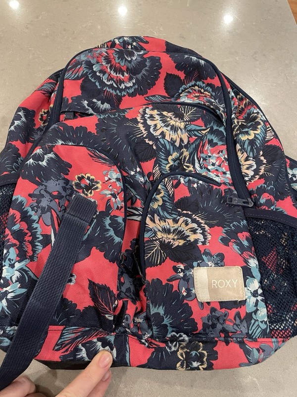 Roxy Backpack Bag Women's Floral Big School College Backpack Multi Use gallery