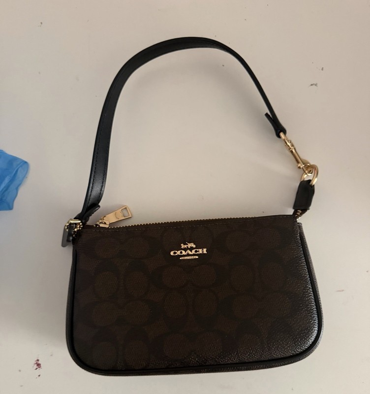 Coach The Nolita 19 mini shoulder bag two credit card slots & Zip-top closure