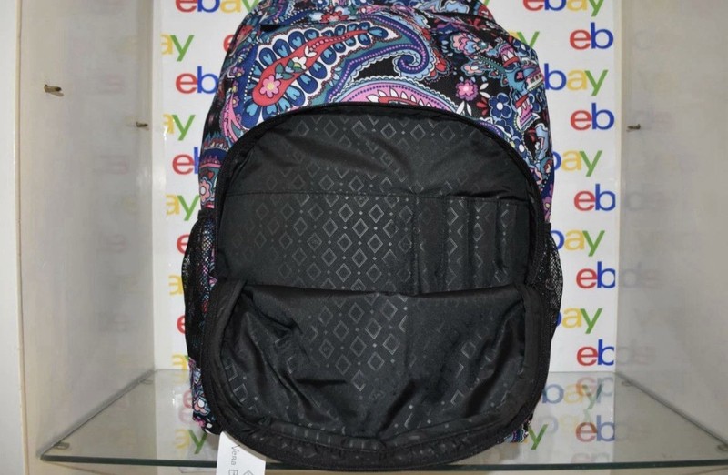 Vera Bradley Lighten Up Essential Large Backpack 23715-R88 Haymaket Paisley NWT gallery