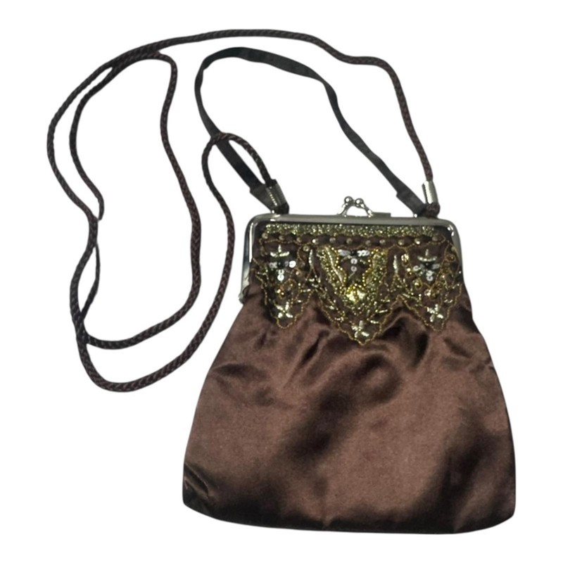 Vintage Little Beaded Mini Bag with Kiss Lock