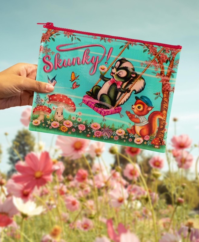 BlueQ & Primitives by Kathy Funny Zipper Pouch | Perfect for notepads, pens gallery