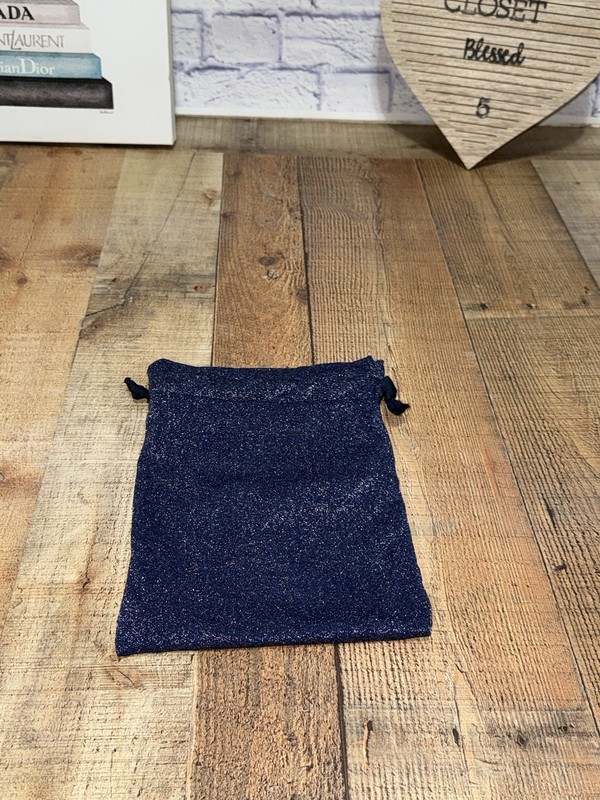 Triangl Swimwear Blue Glitter Drawstring Swimsuit Bag gallery