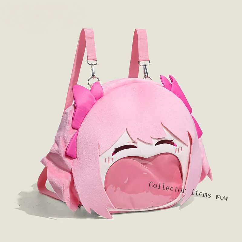 Puella Magi Madoka Magica Madoka Doll Itabag Big Mouth Plush Shoulder Bag 35*40