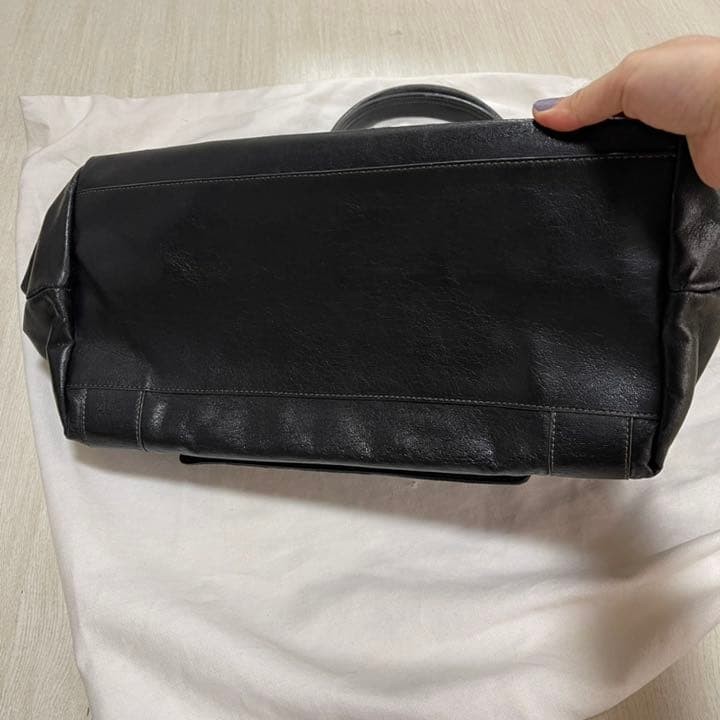 Chloe Tote Bag Black 38.5-54cm Width 15-21in Vintage Purse Collectible gallery