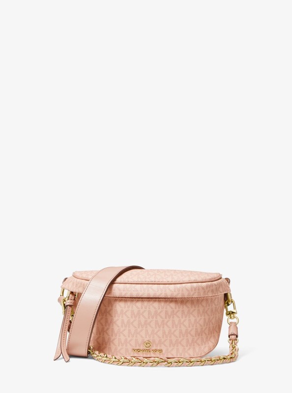 ❤️NWT MICHAEL KORS Slater Extra-Small Logo Sling Pack Pink