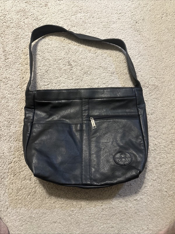 Tandem Vintage Hobo Purse Cedar Woods Leather Shoulder Bag