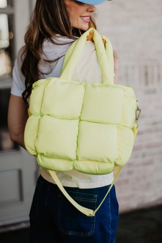 katydid bag Lime mini-tote