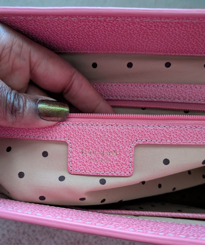 Kate Spade Large Bubble Gum Leather Tote Bag. New Without Tag gallery