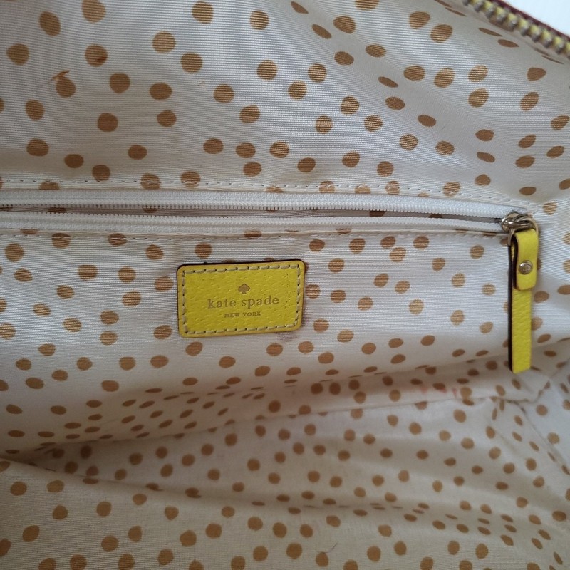Kate Spade Sunshine Yellow Satchel Shoulder Top Handle Doctor Style Handbag gallery