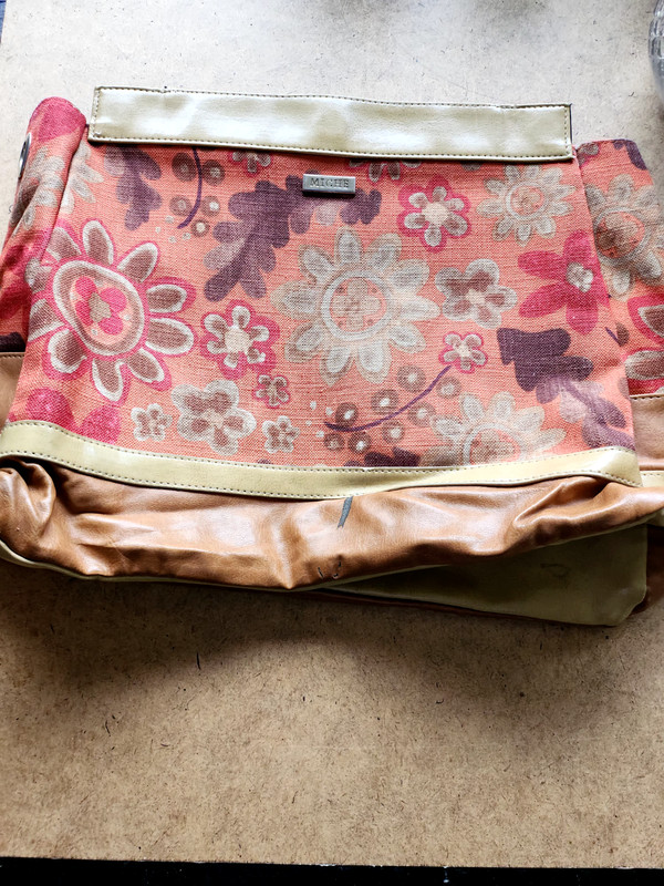 Miche Prima Shell – “Grace” Retired – orange floral print faux leather(SP 7)