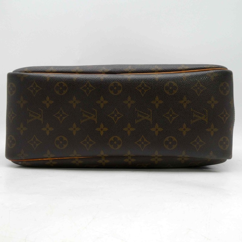 Louis Vuitton Deauville M47270 Monogram PVC Leather Hand Travel Bag Padlock 1084 gallery