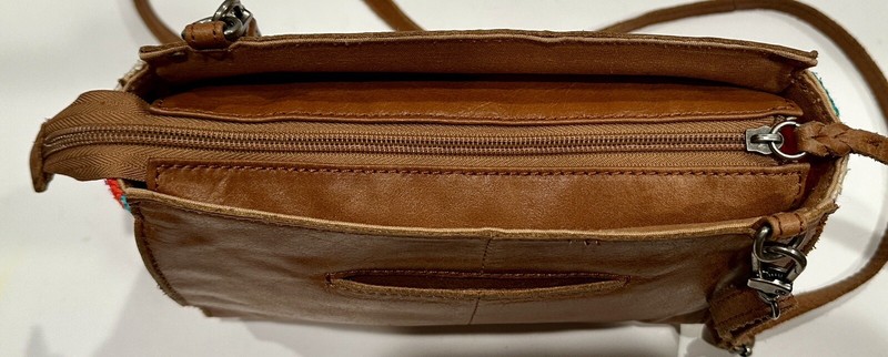 THE SAK Cabrillo Demi Italian Leather 2 in 1 crossbody Clutch Purse 18E gallery