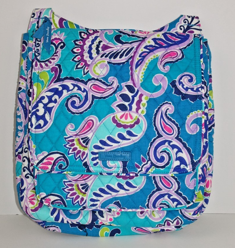 Vera Bradley Mailbag WAIKIKI PAISLEY crossbody shoulder bag purse