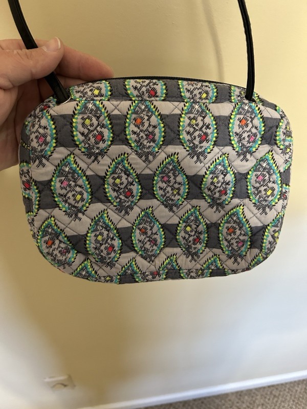 Vera Bradley Crossbody Purse Paisley Stripes gallery