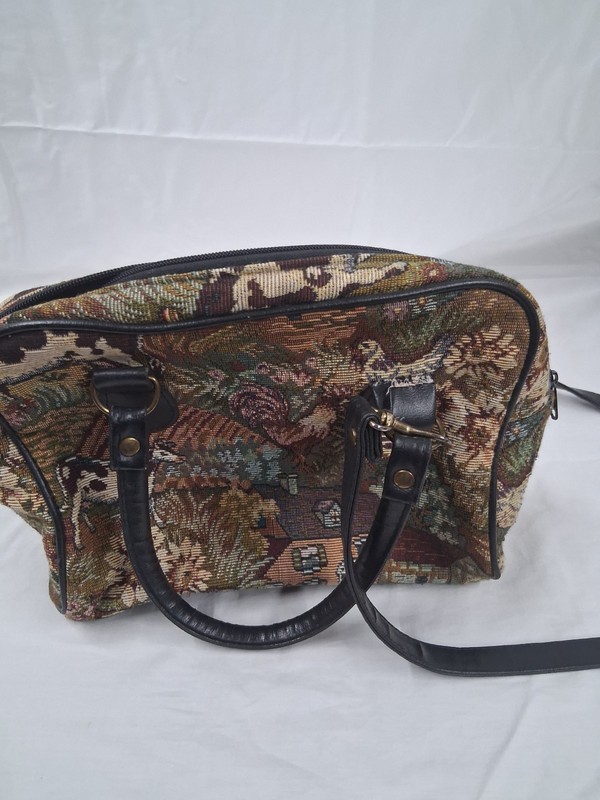 Floral Mural Handbag