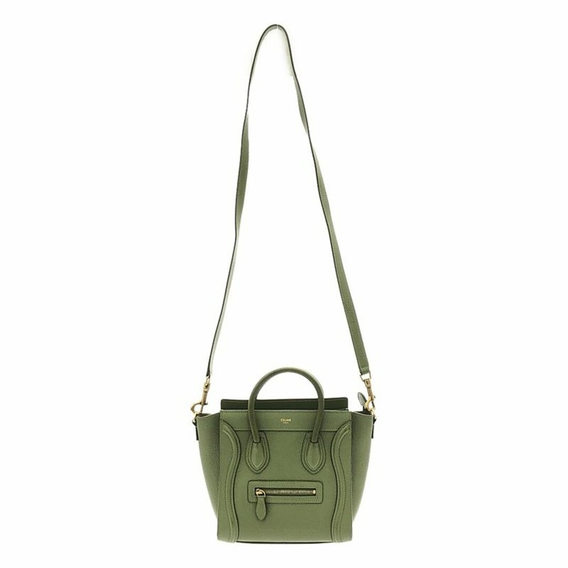 Celine | Nano Luggage Handbag 15lk Khaki Women’s Used KLDR-0