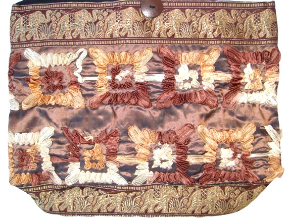 Hobo Bag with Elephants Style O available in many Colours handmade in Thailand!