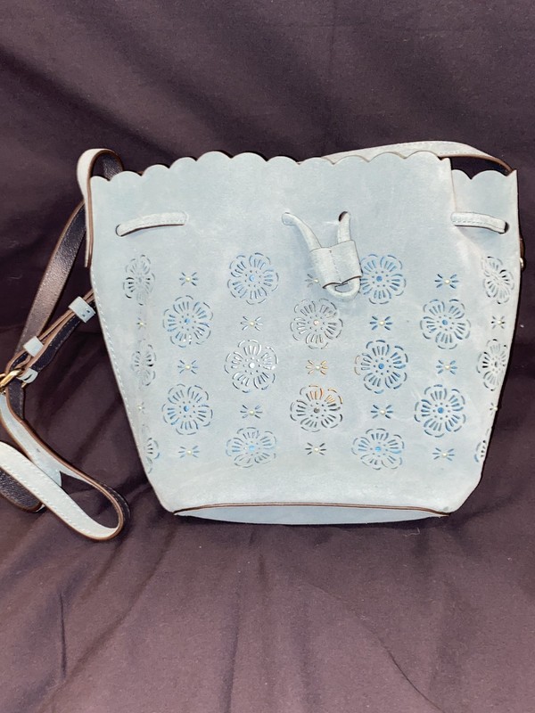 Coach Bucket Bag 18 With Cut Out Tea Rose (HB31)