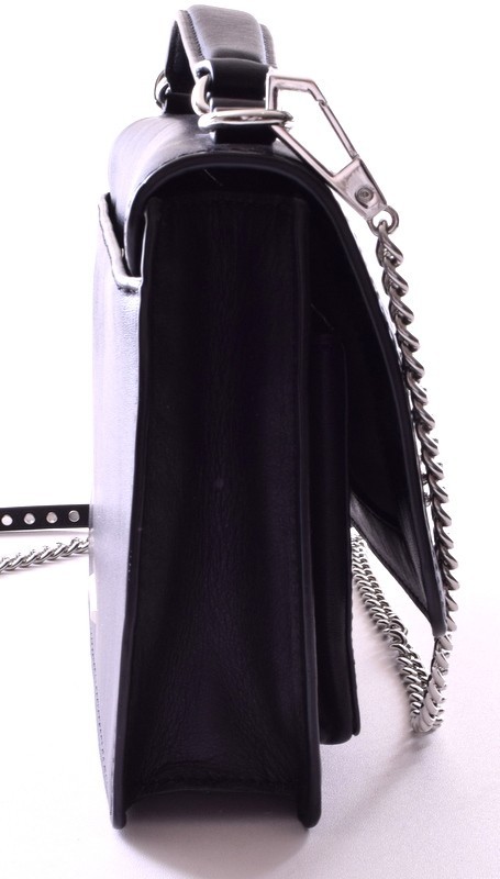 Rebecca Minkoff Je T'aime Star Studded Crossbody Black/silver Bag Mint Cond gallery