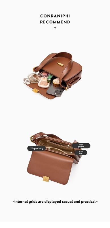 Women's Bag New Cowhide Leather Women Shoulder Bags Crossbody Bags gallery