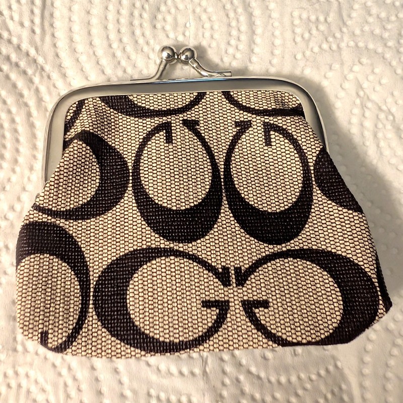 Mini Coin Purse Pouch Kiss Clasp Luxury Style Pattern Kiss-Lock Gift Vinyl New