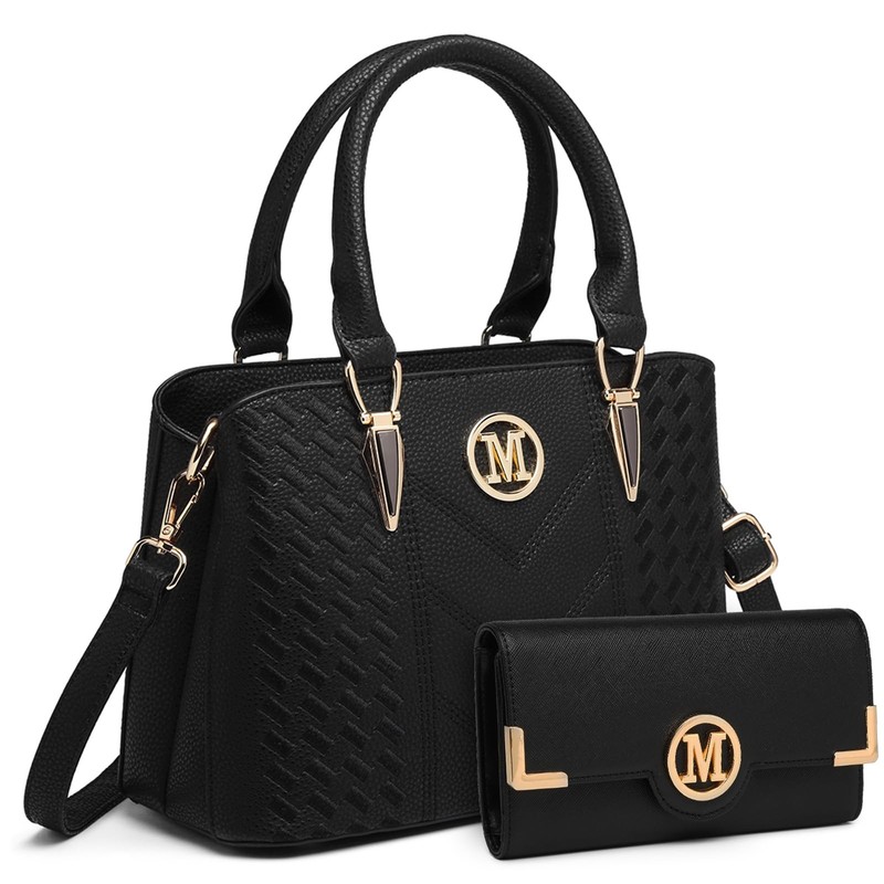 Miss Lulu handbag ladies medium handle bag elegant shoulder bag