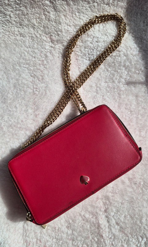 kate spade izzy red crossbody - gold hardware - original dustbag included gallery