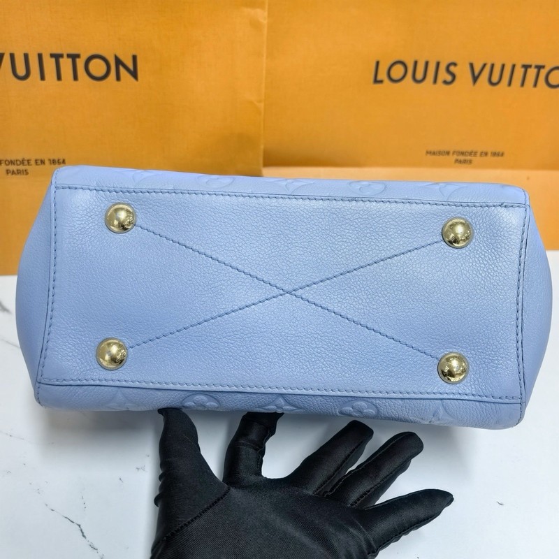 Louis Vuitton Montaigne BB Light Blue Monogram Empreinte Leather Top Handle gallery